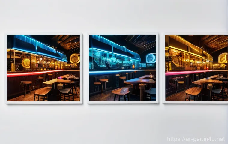 독일의 밤문화 - Here are three detailed image prompts in English, designed to capture the essence of German nightlif...