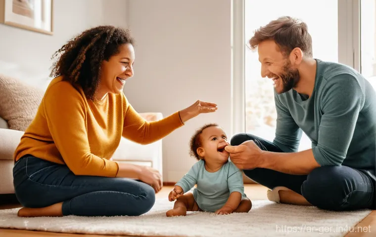 독일의 복지 제도 - **Prompt:** A diverse, multi-generational family (e.g., parents in their 30s, a young child, and a b...