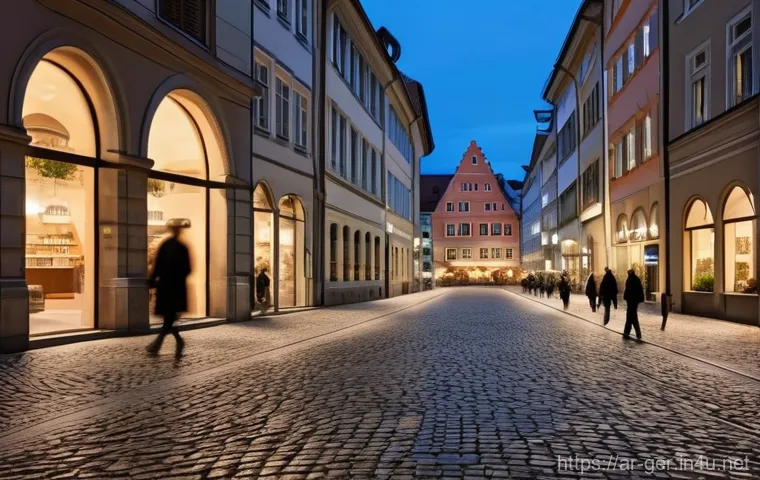 독일에서 가장 안전한 도시 - Image Prompt 1: Munich's Tranquil Evening**