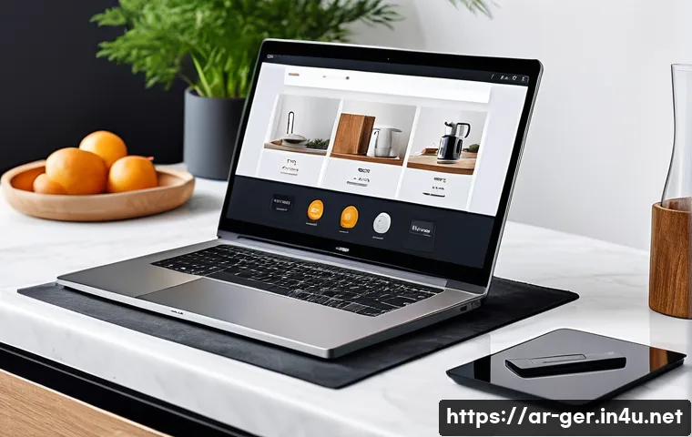 독일 온라인 쇼핑몰 추천 - A modern German online shopping scene showcasing a sleek, minimalist living room with high-quality G...