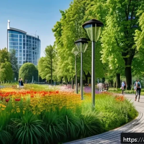 독일 주요 관광지 - A vibrant urban scene in a German city like Berlin or Munich showcasing the harmonious integration o...